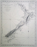 1772 Chart of New Zealand [Reproduction]