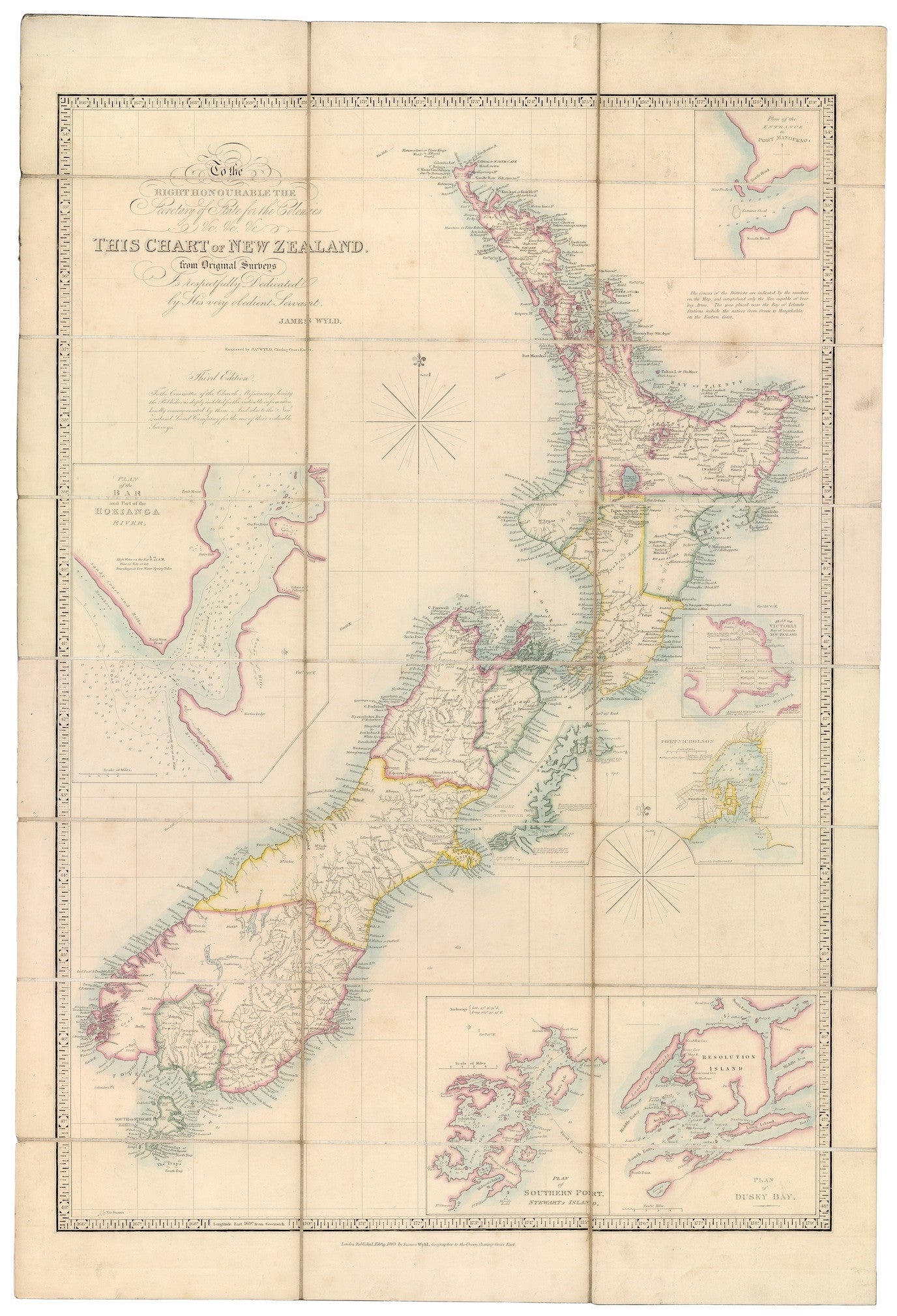 New Zealand [folding map] James Wyld