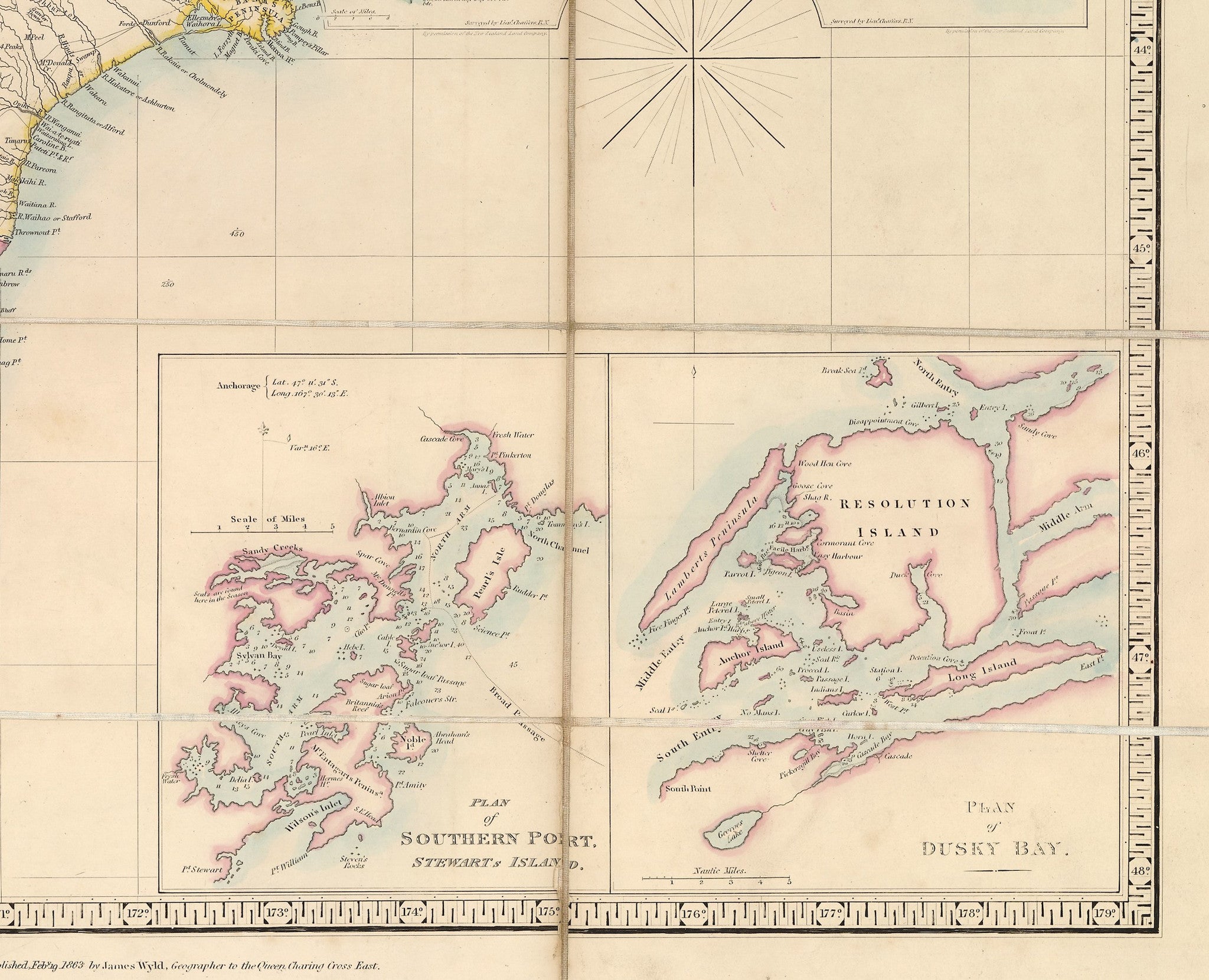 New Zealand [folding map] James Wyld