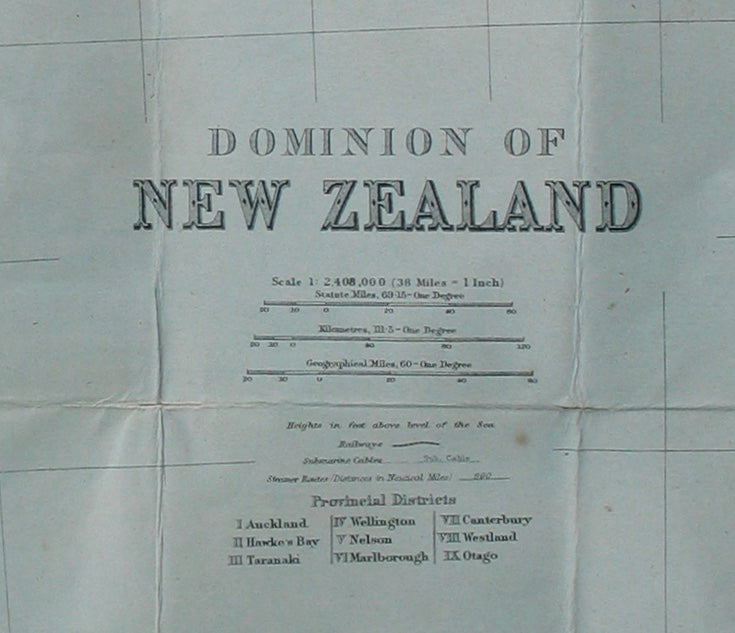 Dominion of New Zealand [folding map]