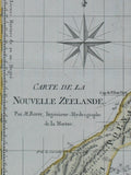 Carte de la Nouvelle Zéelande, par M. Bonne, Igenieur-Hydrographe de la Marine