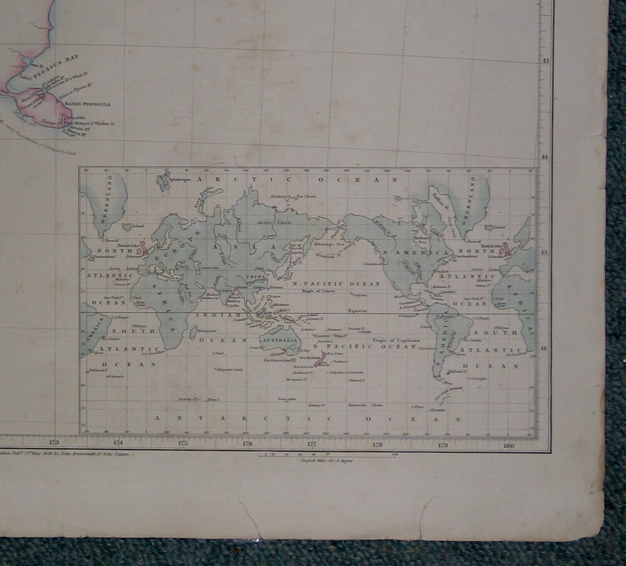 Map of the colony of New Zealand from official documents [folding map]